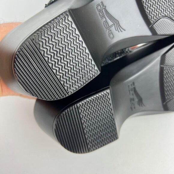 Dansko Womens Sophie Black Shagreen Dot Sandals Comfort size 38 US 7.5 8 - Picture 14 of 15